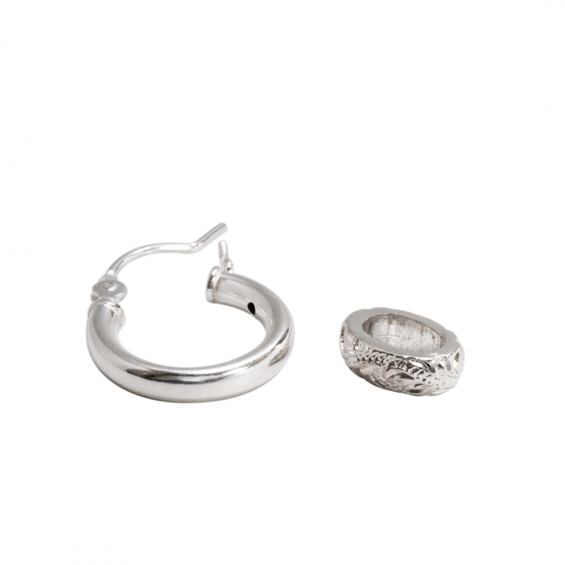 ハワイアンジュエリー/Silver925/Ring hoop earrings ピアス|ハワイアンジュエリーブランドMaxi(マキシ)公式通販オンラインショップ