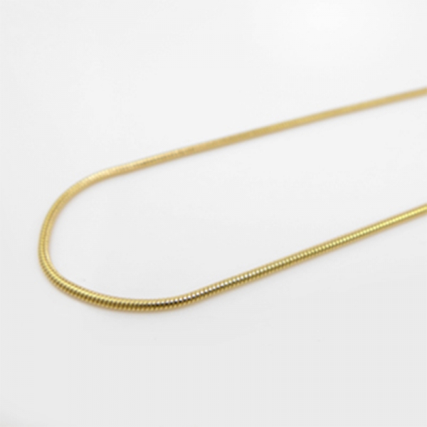 スネークチェーン/1.0mm/Brass/14KGF/45cm|ハワイアンジュエリーブランドMaxi(マキシ)公式通販オンラインショップ