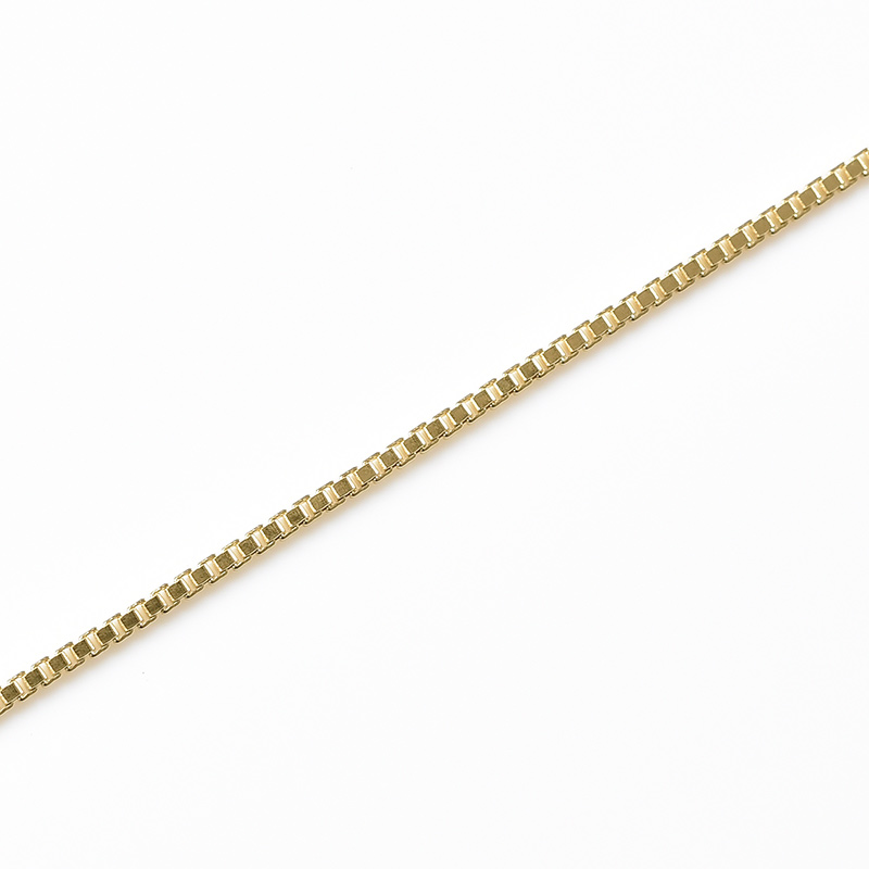 K14GF/Brass/40cm/ボックスチェーン/0.85mm幅/ネックレス|ハワイアンジュエリーブランドMaxi(マキシ)公式通販オンラインショップ