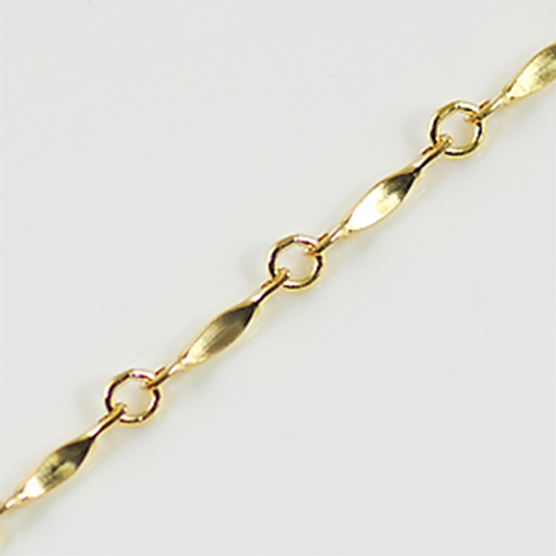 バーコネクトチェーン/2.3mm/Brass/14KGF/40cm|ハワイアンジュエリーブランドMaxi(マキシ)公式通販オンラインショップ