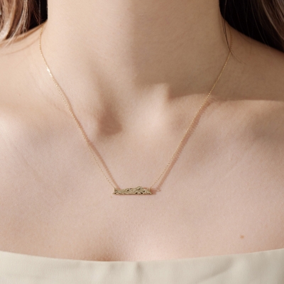 ハワイアンジュエリー/K10YG/ダイヤモンドヘッドネックレス|ハワイアンジュエリーブランドMaxi(マキシ)公式通販オンラインショップ