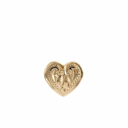 ハワイアンジュエリー/K10YG/Curve Heart Earring ピアス