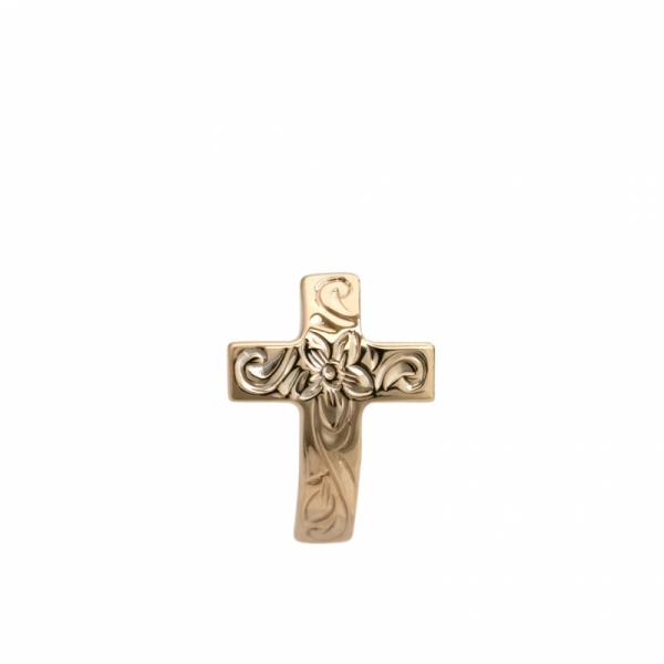 ハワイアンジュエリー/K10YG/Curve cross Earring ピアス|ハワイアンジュエリーブランドMaxi(マキシ)公式通販オンラインショップ