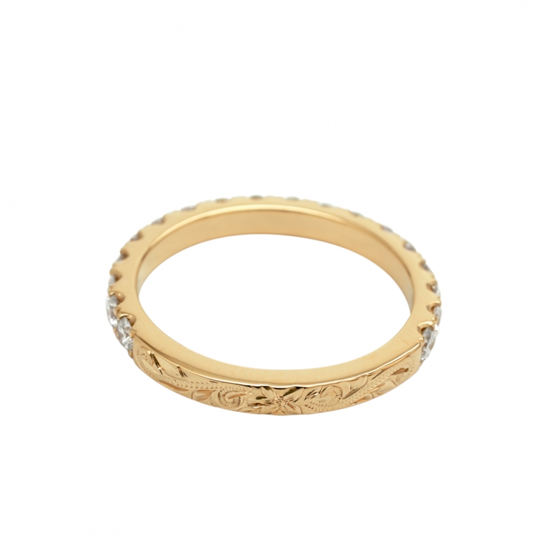 ハワイアンジュエリー/Silver925/K18YGC/Half Eternity Ring|ハワイアンジュエリーブランドMaxi(マキシ)公式通販オンラインショップ