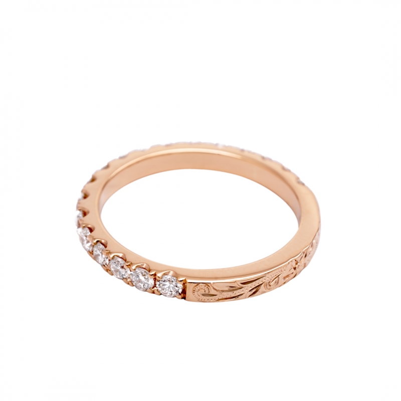 ハワイアンジュエリー/Silver925/K18PGC/Half Eternity Ring|ハワイアンジュエリーブランドMaxi(マキシ)公式通販オンラインショップ