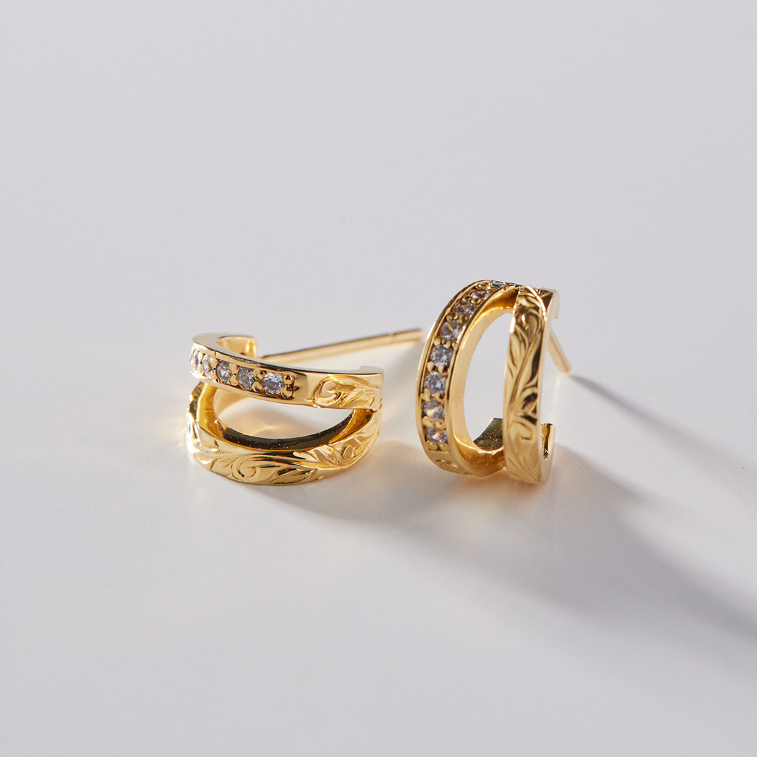 ハワイアンジュエリー/silver925/K18YGC/Maxi×Niki Lino earring|ハワイアンジュエリーブランドMaxi(マキシ)公式通販オンラインショップ