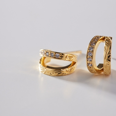 ハワイアンジュエリー/silver925/K18YGC/Maxi×Niki Lino earring|ハワイアンジュエリーブランドMaxi(マキシ)公式通販オンラインショップ