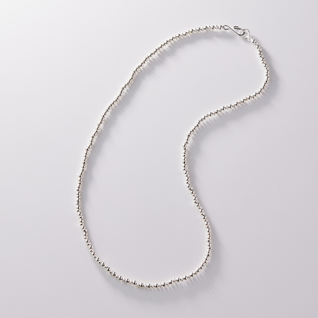 ハワイアンジュエリー/Silver beads Necklace|ハワイアンジュエリーブランドMaxi(マキシ)公式通販オンラインショップ