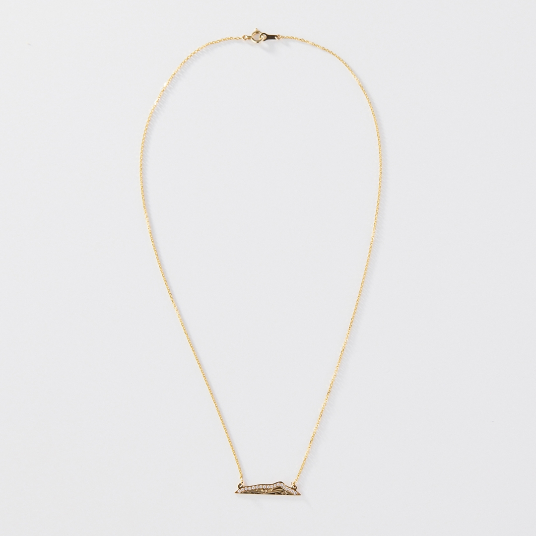 ハワイアンジュエリー/14KYG/ダイヤモンドヘッド ネックレス/Diamond|ハワイアンジュエリーブランドMaxi(マキシ)公式通販オンラインショップ