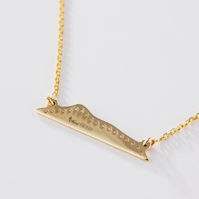 ハワイアンジュエリー/14KYG/ダイヤモンドヘッド ネックレス/Diamond|ハワイアンジュエリーブランドMaxi(マキシ)公式通販オンラインショップ