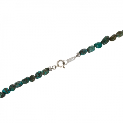 タンブル ターコイズ ネックレス/SILVER925/60cm|ハワイアンジュエリーブランドMaxi(マキシ)公式通販オンラインショップ