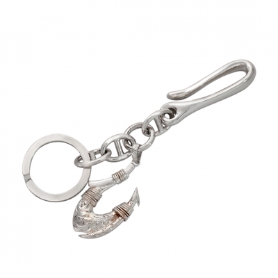 【WEB限定】フィッシュフック マリーナ キー チェーン/真鍮/SILVER925