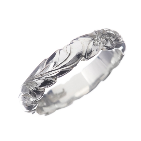 ハワイアンジュエリー/Silver925/トラディショナルリング/Pr/Cutout/4mm|ハワイアンジュエリーブランドMaxi(マキシ)公式通販オンラインショップ