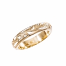 ハワイアンジュエリー/K14YG/White/エナメルリング(細)|ハワイアンジュエリーブランドMaxi(マキシ)公式通販オンラインショップ