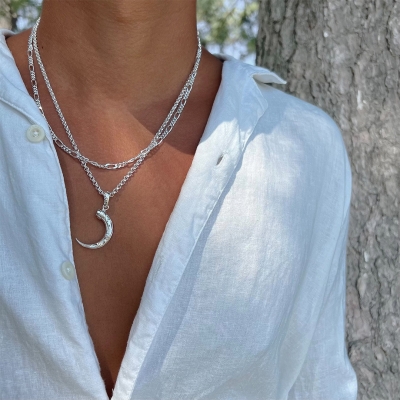 ハワイアンジュエリー/Silver925/horn pendant/large|ハワイアンジュエリーブランドMaxi(マキシ)公式通販オンラインショップ