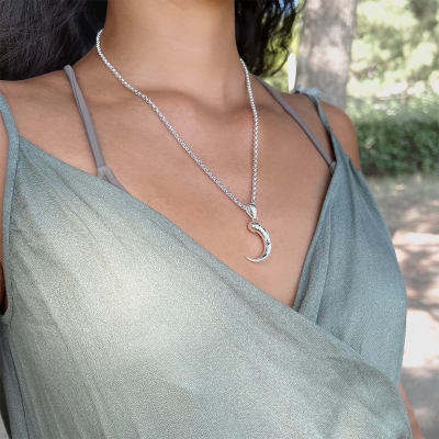 ハワイアンジュエリー/Silver925/horn pendant/large|ハワイアンジュエリーブランドMaxi(マキシ)公式通販オンラインショップ