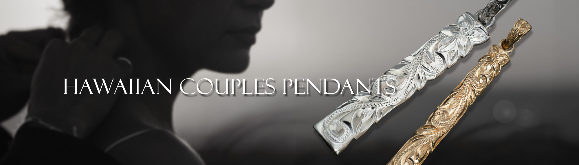 Hawaiian couples pendants