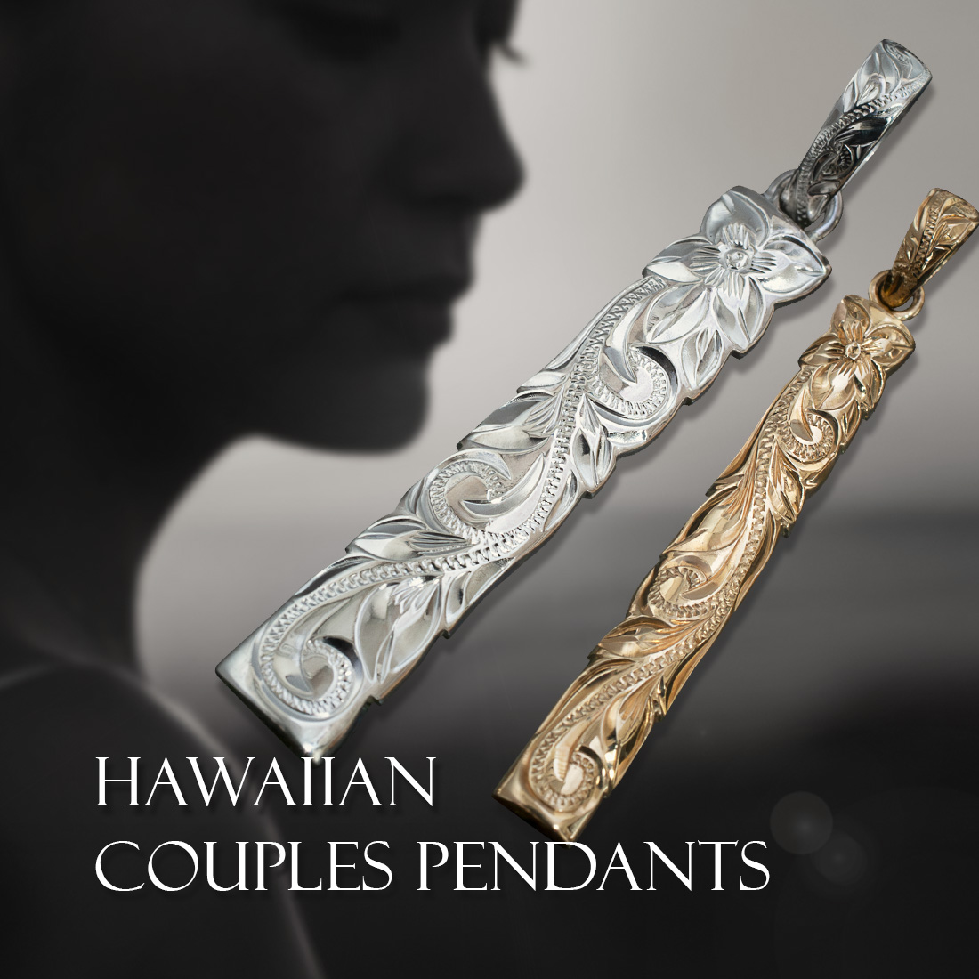 Hawaiian couples pendants